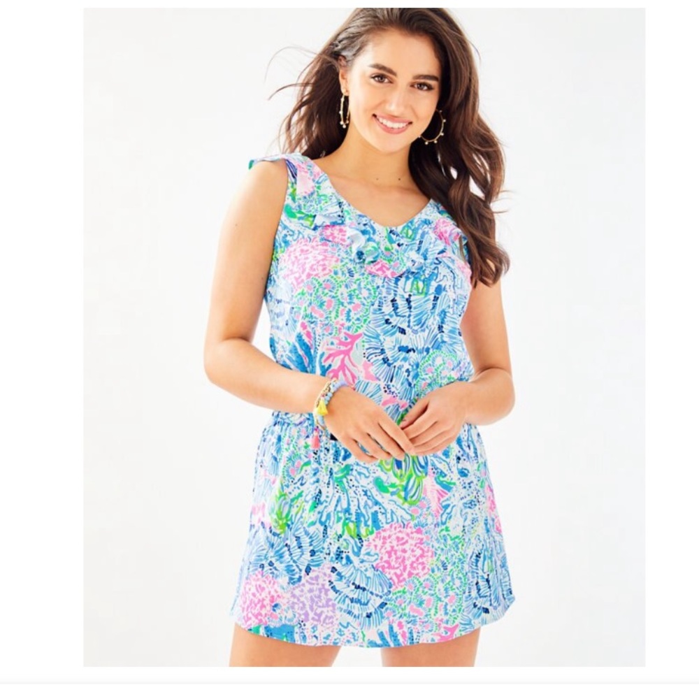 Lilly Pulitzer Alessa Romper 🌴🌺Size M. BNWT